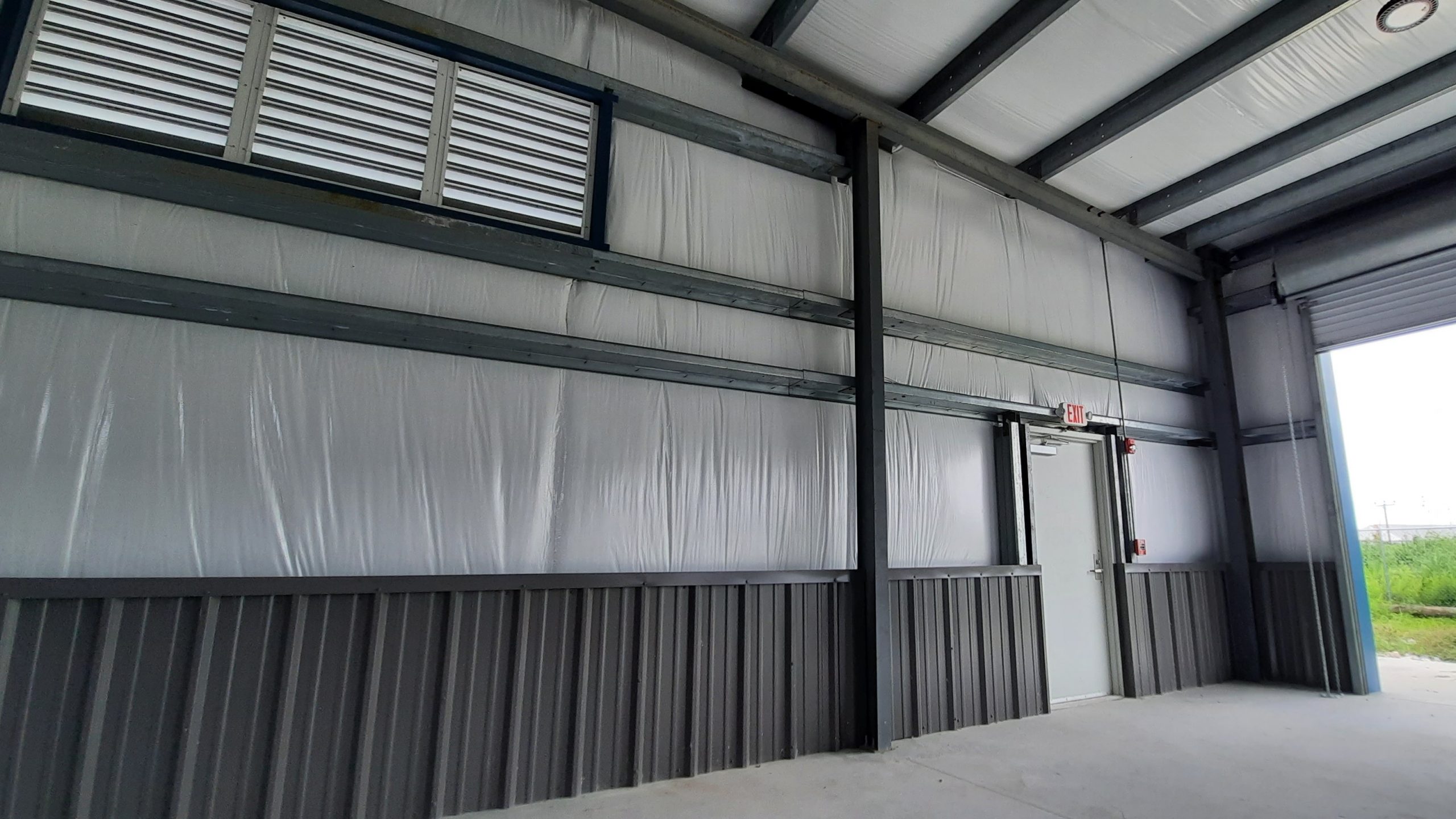 PEMB overhang canopy