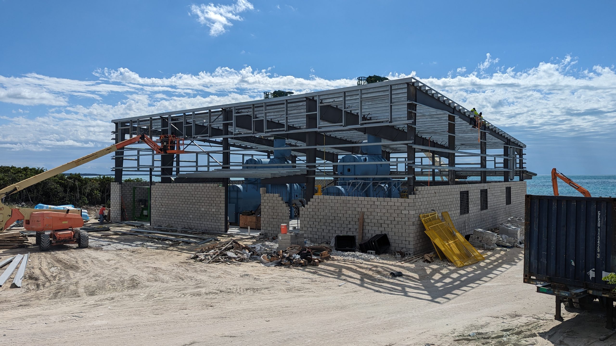 coco cay construction bahamas